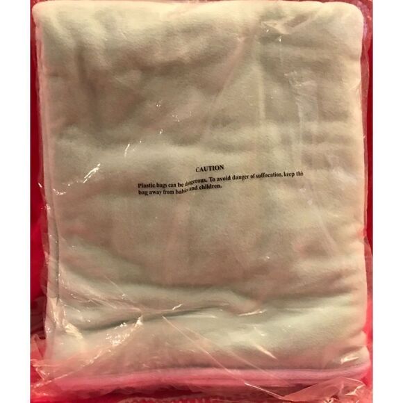 Disney Peter Pan Tinkerbell Appliqué  Fleece Throw 50” x 60” NIB ASAP Ship - Picture 4 of 4